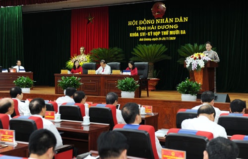 Khai mạc Kỳ họp thứ 13 HĐND tỉnh Hải Dương khóa XVI